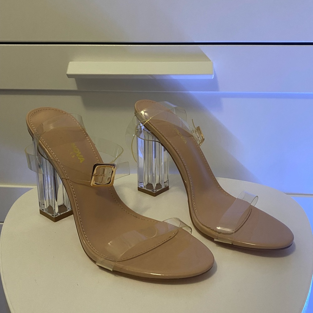 Clear High Heels